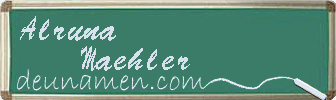 Alruna Maehler Visitenkarte